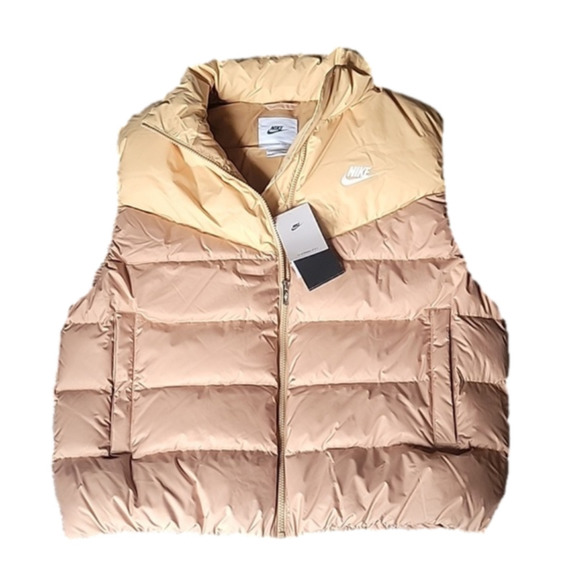Nike Sportswear Therma-FIT Windrunner Women's Down Vest (Hemp/Sesame/White) L - Picture 6 of 6